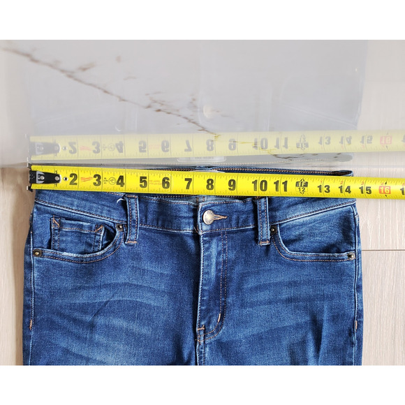 Free People Jeans Womens 28 Great Heights Frayed Fringe Boho Hem Pants 28x27 - Picture 7 of 10